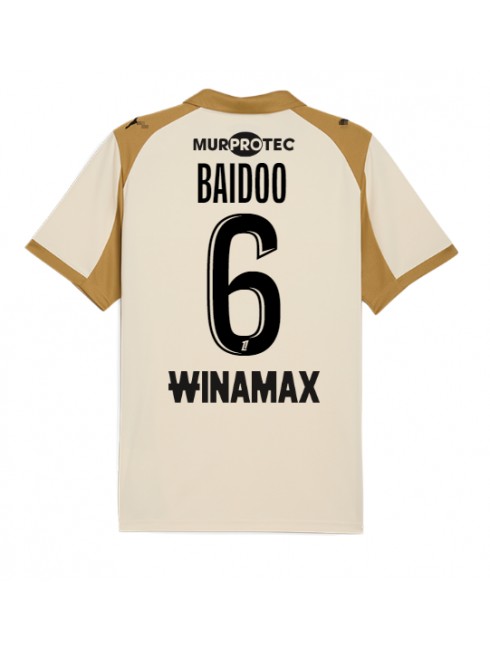 RC Lens Samson Baidoo #6 Ausweichtrikot 2025-26 Kurzarm RC Lens Samson Baidoo #6 Ausweichtrikot 2025-26 Kurzarm